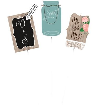 CP STICKS 6/3CT RUSTIC WEDDING CP STICKS 6/3CT RUSTIC WEDDING