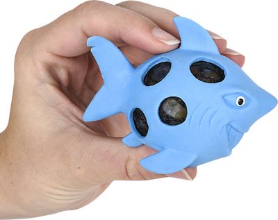 3.5" SQUEEZY BEAD SHARK BALL