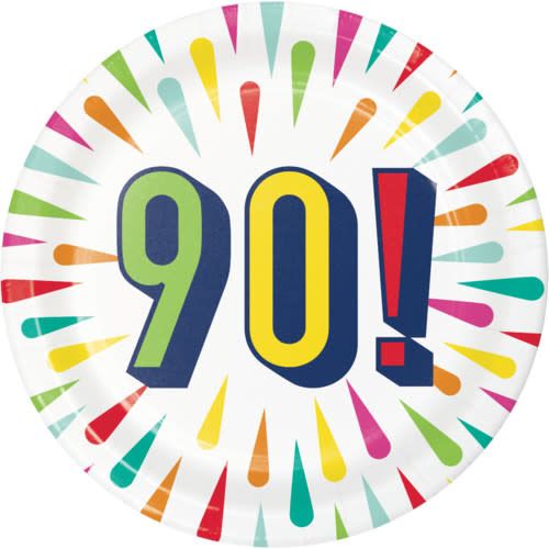 PLT7 SS 12/8CT 90 BIRTHDAY BURST PLT7 SS 12/8CT 90 BIRTHDAY BURST