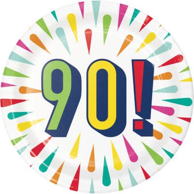 PLT7 SS 12/8CT 90 BIRTHDAY BURST