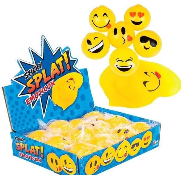 2.5&quot; STICKY SPLAT EMOTICON BALL