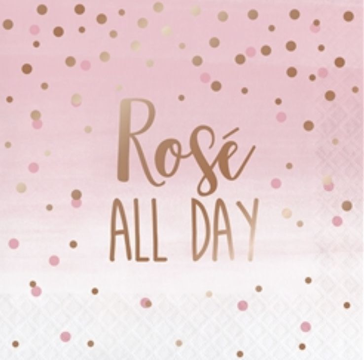 LN 12/16CT 3P FOIL STMP ROSE ALL DAY LN 12/16CT 3P FOIL STMP ROSE ALL DAY