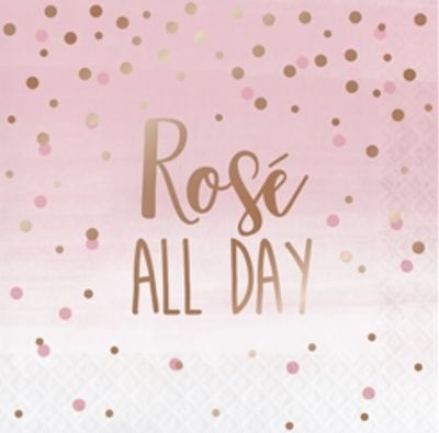 LN 12/16CT 3P FOIL STMP ROSE ALL DAY LN 12/16CT 3P FOIL STMP ROSE ALL DAY