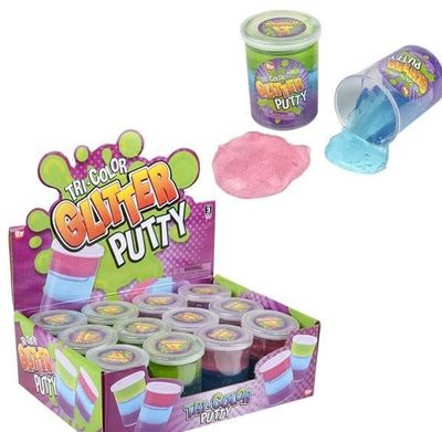 TRI COLOR  GLITTER PUTTY
