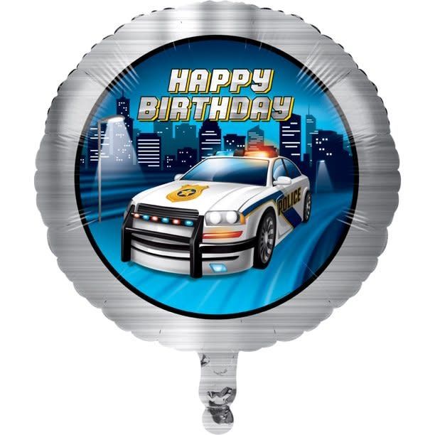 POLICE PARTY 18”  Foil Balloon