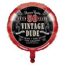 BLN MET 10/1CT 18" VINTAGE DUDE 50 BLN MET 10/1CT 18" VINTAGE DUDE 50