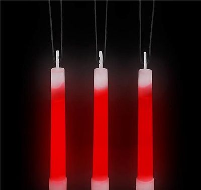 6" RED GLOW STICK 6" RED GLOW STICK