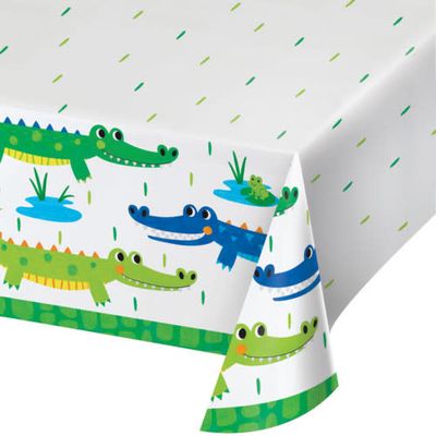 PAPER TABLE COVER1CT 54X102 ALLIGATOR PARTY PAPER TABLE COVER1CT 54X102 ALLIGATOR PARTY