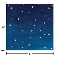 BEVERAGE NAPKIN 24CT 3P STARS BEVERAGE NAPKIN 24CT 3P STARS