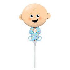 Baby Boy - Foil Balloon On A Stick Baby Boy - Foil Balloon On A Stick