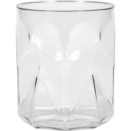 TUMBLER, OLD FASHIONED 10OZ PL 4CT FRACTAL