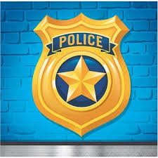 Beverage Napkin 16CT 2P POLICE PARTY
