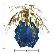 CP CSCD 6/1CT W/BASE NAVY GOLD GEODE