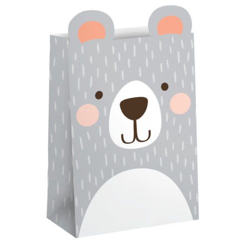 Treat Bag   8CT 1ST BDAY BEAR