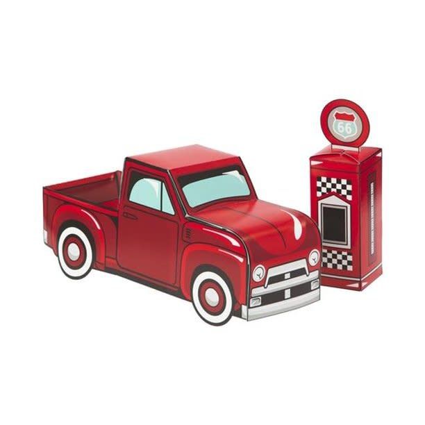 CENTERPIECE  3D 6/1CT VINTAGE RED TRUCK
