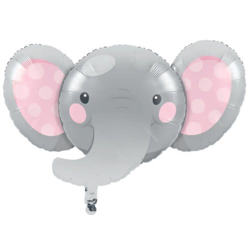 GIRL ENCHANT ELEPHANT 24&quot; FOIL BALLOON
