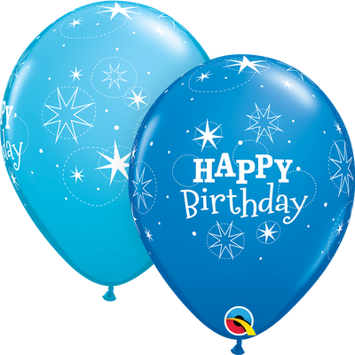 11 INCH BDAY SPARKLE 50CT LATEX BALLOON 11 INCH BDAY SPARKLE 50CT LATEX BALLOON