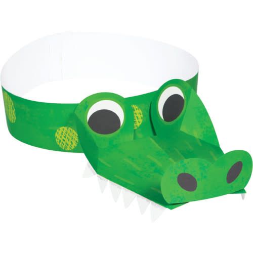 HEADBAND 8/CT CHILD ALLIGATOR PARTY