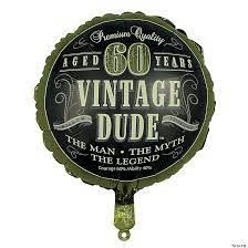 BLN MET 10/1CT 18" VINTAGE DUDE 60 BLN MET 10/1CT 18" VINTAGE DUDE 60