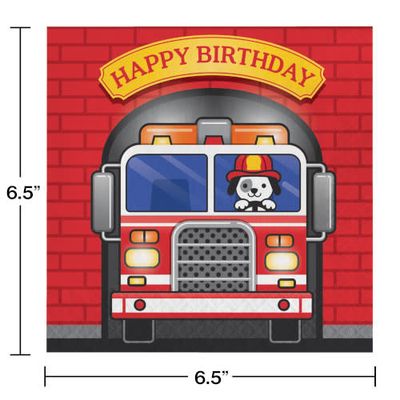 LN 12/16CT 2P FLAMING FIRE TRUCK HBD
