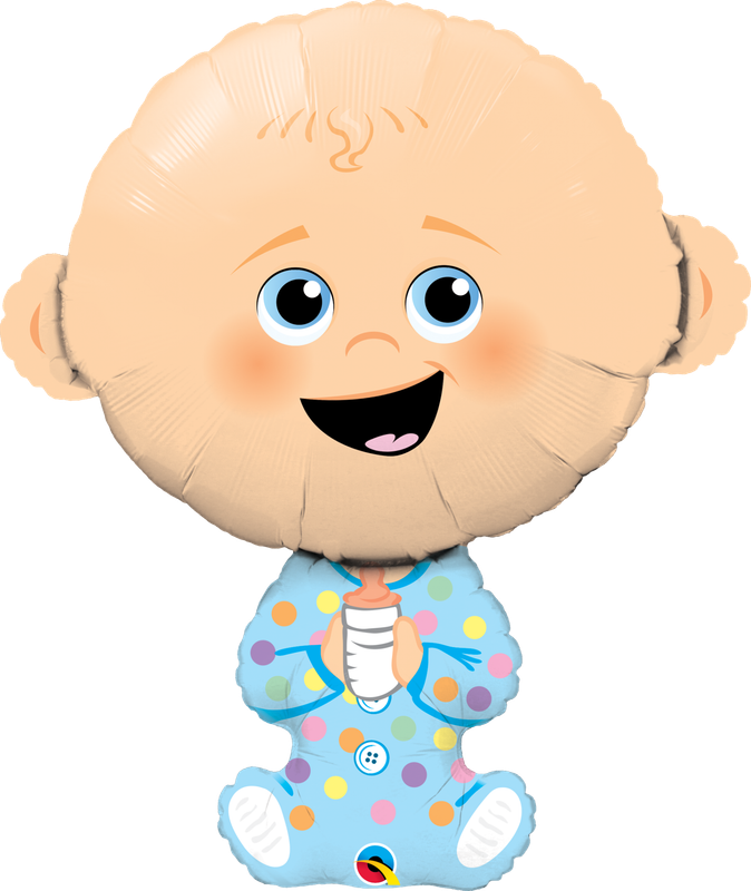 BABY BOY-LIGHT SKIN TONE 38" BALLOON BABY BOY-LIGHT SKIN TONE 38" BALLOON