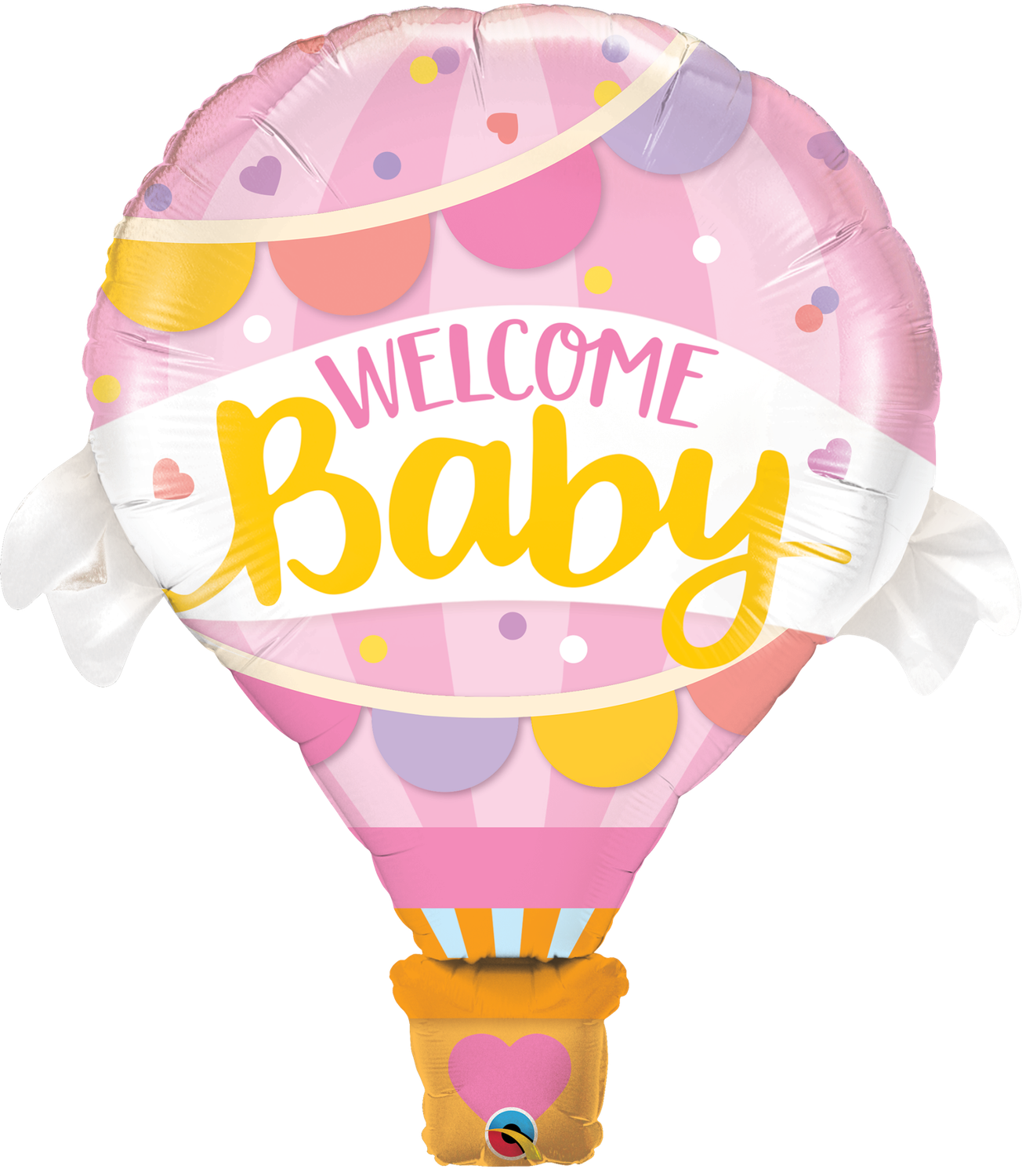 WELCOME BABY PINK  42 "BALLOON