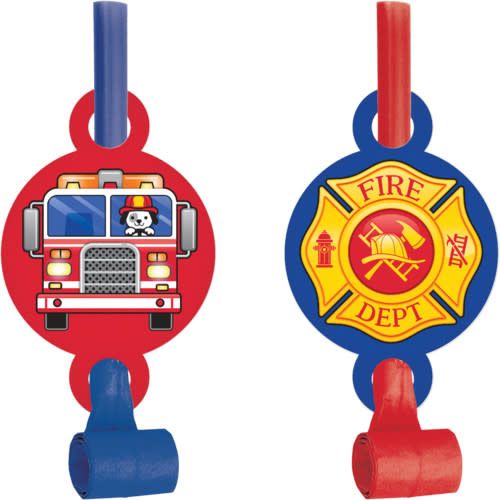 BO W/MED 6/8CT FLAMING FIRE TRUCK