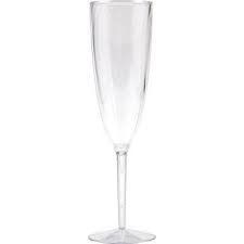 PLASTIC CHAMPAGNE FLUTES 7FL OZ