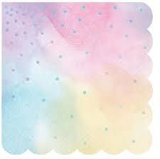 Lunch Napkin  16CT 3P IRIDESCENT