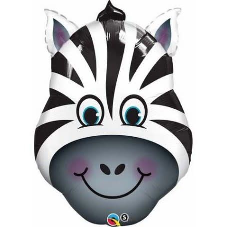 ZANY ZEBRA Foil Balloon in a Stick ZANY ZEBRA Foil Balloon in a Stick