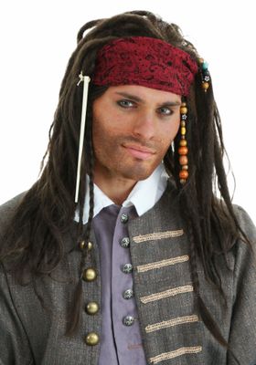 Pirates Caribbean Wig Pirates Caribbean Wig