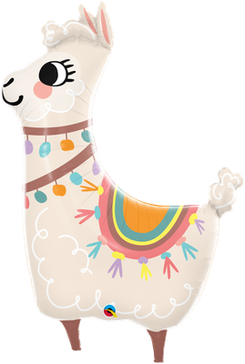 45 INCH LOVEABLE LLAMA SHAPE BALLOON
