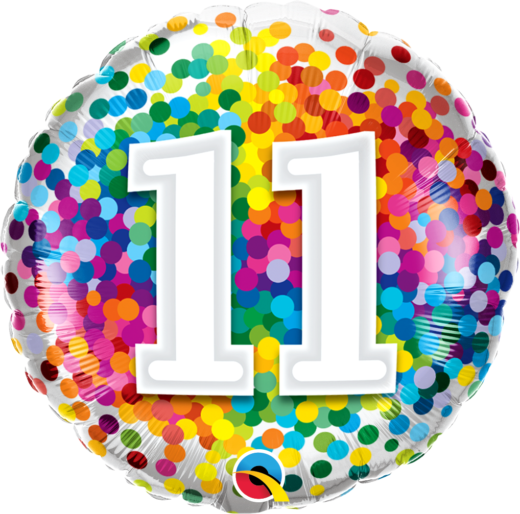 11 RAINBOW CONFETTI