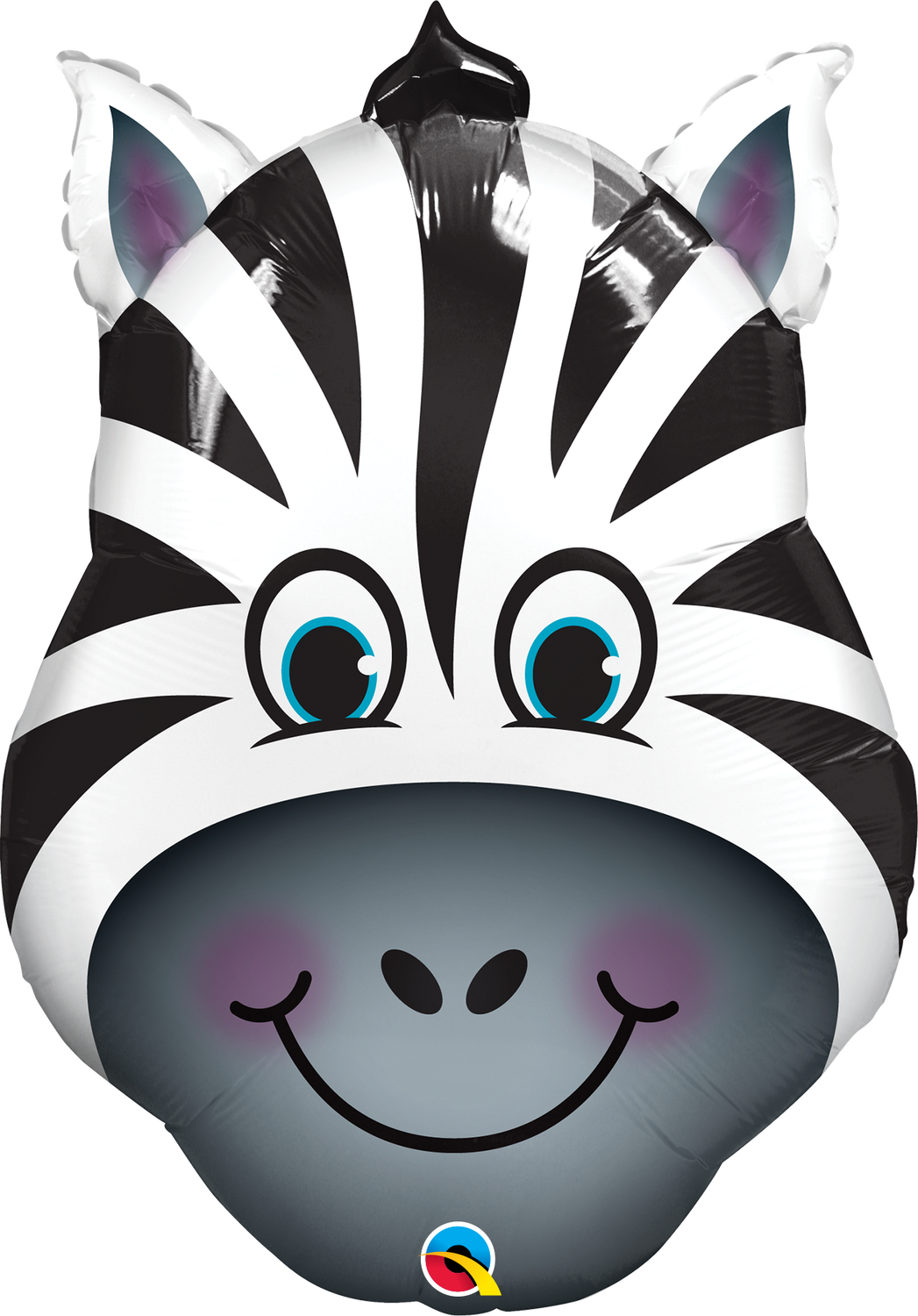 32” ZANY ZEBRA Foil balloon