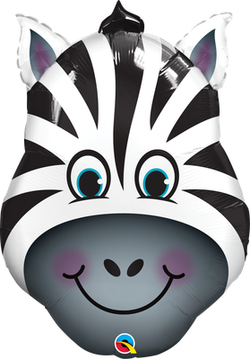 32” ZANY ZEBRA Foil balloon