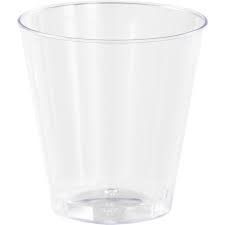 PLASTIC SHOT GLASSES 2FL OZ