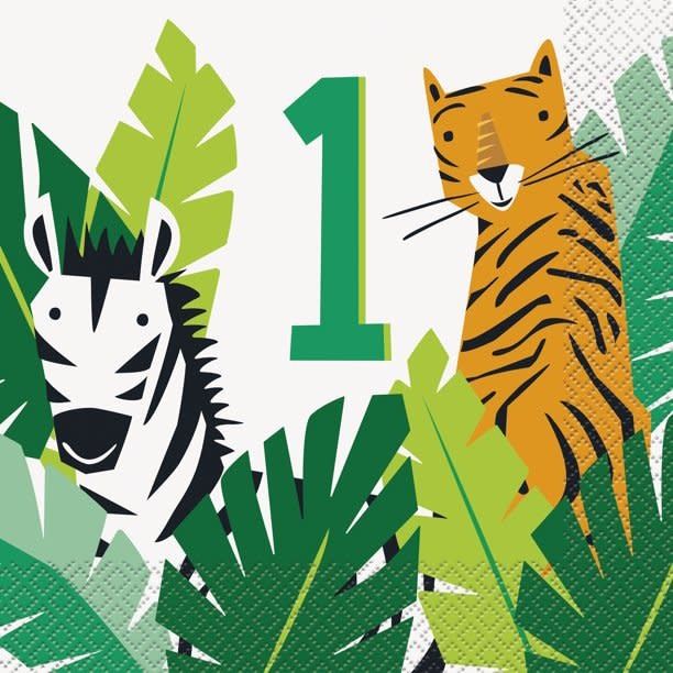 Safari 1st Birthday Paper Napkins Safari 1st Birthday Paper Napkins