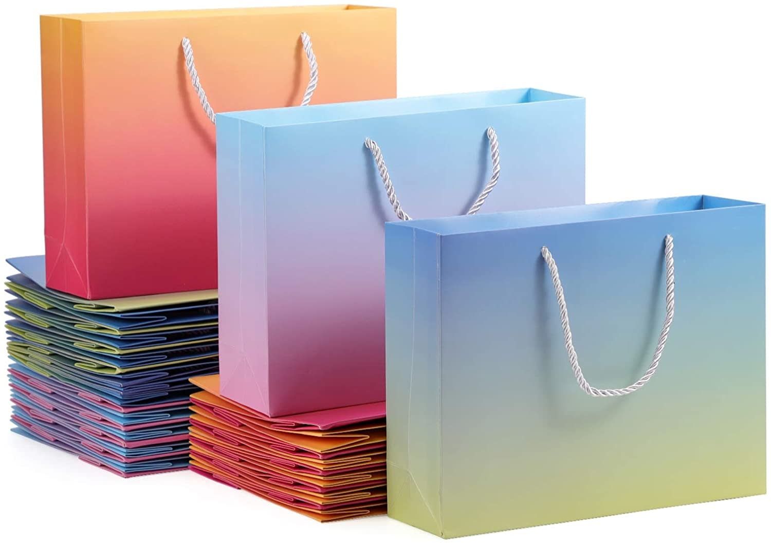 Paper Gift Bags, Medium10.6&quot;x 3.1&quot;x 8.3&quot;