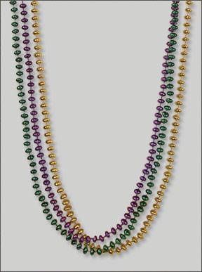 60" 8mm Flat Metallic Purple, Green and Gold BEADS 60" 8mm Flat Metallic Purple, Green and Gold BEADS