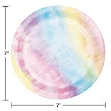 PLT9 SS 12/8CT TIE DYE PARTY