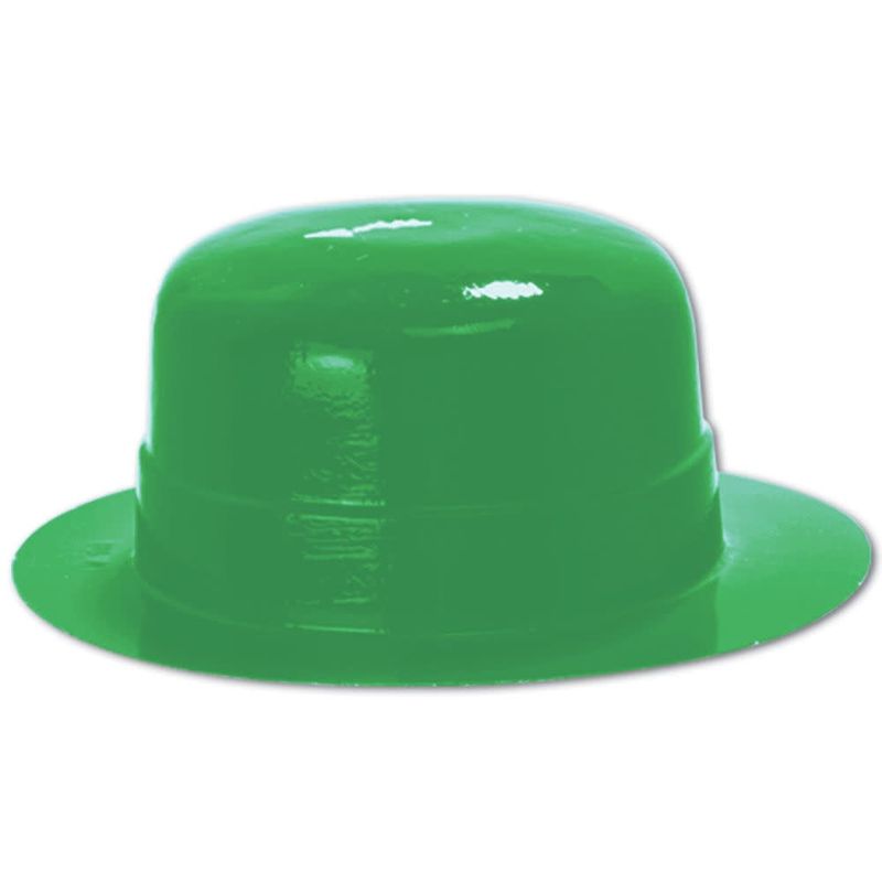 Miniature Green Plastic Derby