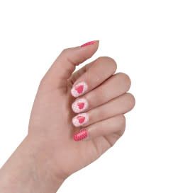 Valentine Heart Nail Stickers, 20ct