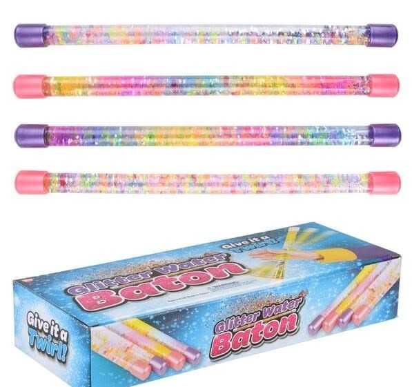 12&quot; GLITTER WATER BATON