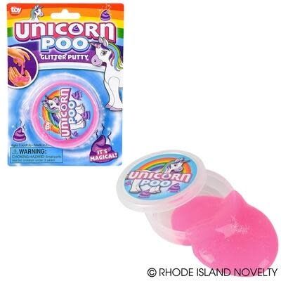 3&quot; UNICORN POO PUTTY