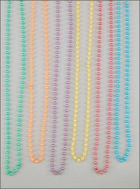 33" 7mm Pearl Assorted Pearl BEADS 6/PKT 33" 7mm Pearl Assorted Pearl BEADS 6/PKT