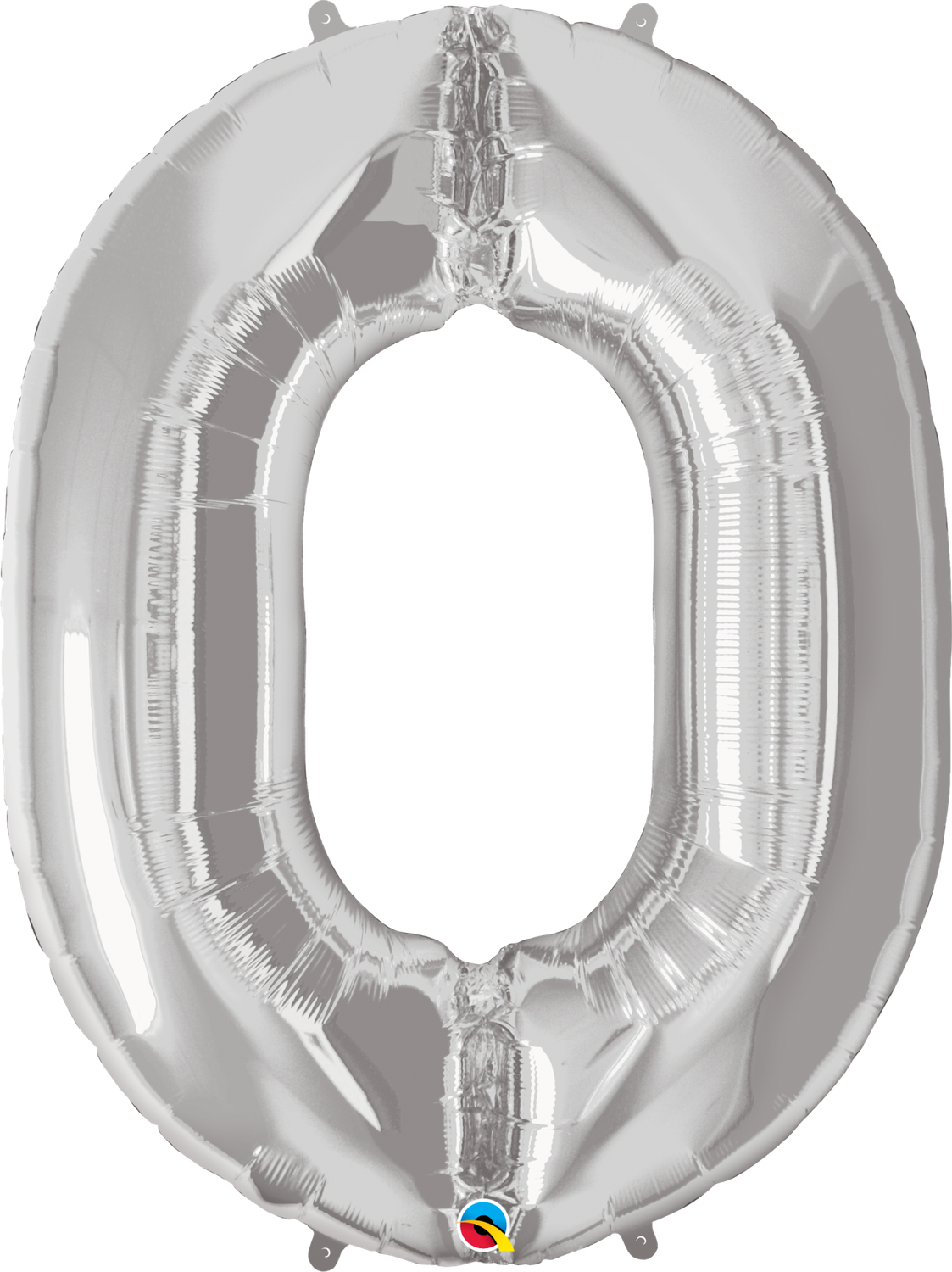 NUMBER ZERO SILVER 34&quot; BALLOON FOIL