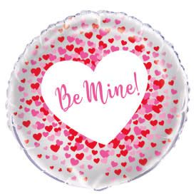 Hearts Be Mine Foil Balloon 18", Packaged