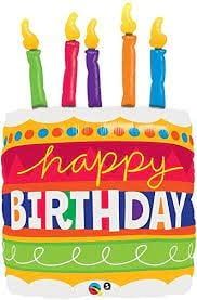 BDAY CAKE &amp; CANDLES