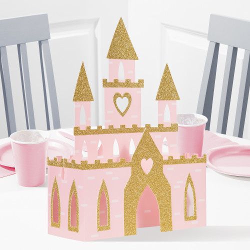 CENTER PIECE 3D /1CT PRINCESS CASTLE