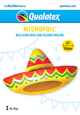 Sombrero balloon Size and shape: 41" Sombrero balloon Size and shape: 41"